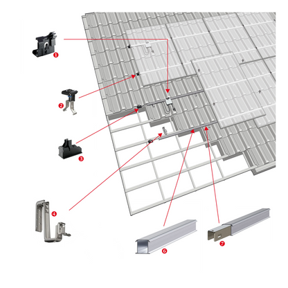 Esdec Clickfit EVO LT - Dachhaken Universal LOW Temperatur