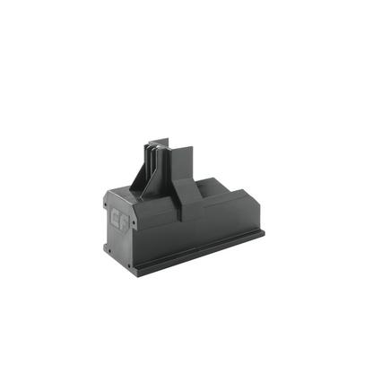 Esdec ClickFit EVO - Endkappe Montageschiene Komplettpaket (schwarz / grau)